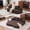 70" Chenille Brown, variant on Timbernest 78.8" King Size Convertible Sleeper Sofa Bed, Folding Mattress Couch, Chenille Floor Sofa with 3 Pillows and 2 Small Armrest Pockets, Beige