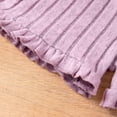 thumbnail image 6 of NIEWTR Toddler Girls 2Pcs Cute Flower Summer Outfits Set – Short Sleeve T-Shirt + Pants Gift Set Summer 2Pcs Gift Outfits Set 2Pcs Summer Beach Outfits 3-4 Years,Purple, 6 of 9