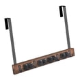 thumbnail image 4 of Luzkey Broom Holder Mop Hanger Multipurpose Tool Rack Wall Mount Wood Broom Mop Hanger for Kitchen Garden Laundry Bathroom Farmhouse, 4 of 8