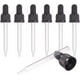 thumbnail image 1 of Juego de 12 goteros de vidrio para aceites esenciales de 50 ml con tapa giratoria a presión. Pipetas con aplicador de rodillo para frascos de aceites esenciales., 1 of 8