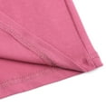 thumbnail image 4 of Lilgiuy Toddler Girl Boy Clothes Summer Outfits Casual Solid Color Short Sleeve Crewneck T-Shirt Tee Tops Drawstring Pocket Shorts Sleepwear(Hot Pink,8-9 Years), 4 of 4