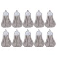 thumbnail image 2 of 10pcs Hanging Hand Towels Micro Fiber High Absorbent Wipes Rags  Quick Dry Dish Cloths for Kitchen Bathroom - Gray, 2 of 2