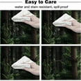 thumbnail image 6 of Green Forest Round Tablecloth 60 Inch - Waterproof Fabric Table Cloth Protector, Mysterious Primitive Forest Pine Tree Tablecloths Washable Table Cover for Kitchen Banquet Coffee Table, 6 of 6