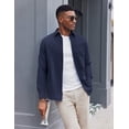 thumbnail image 6 of COOFANDY Oxford Shirts for Men Casual Button Down Cotton Shirts Long Sleeve Dress Shirts with Pocket, 6 of 6