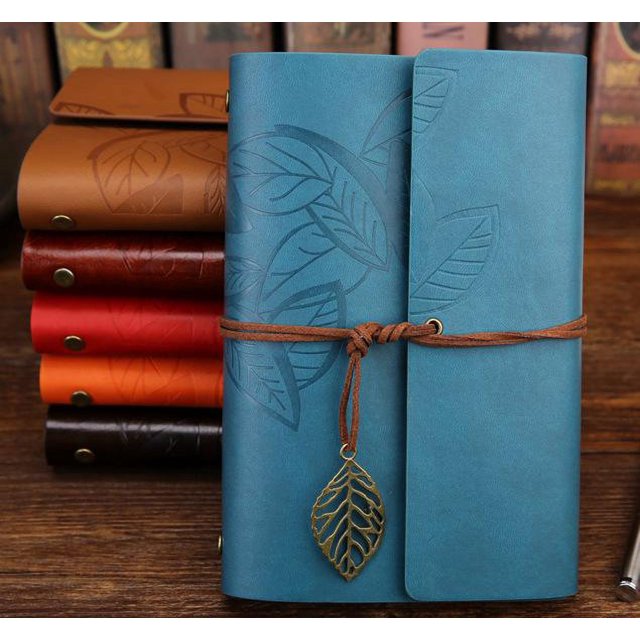 ZHAOCHENG Diario de escritura de cuero, cuaderno recargable para viajeros