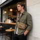 thumbnail image 5 of Riñonera de pecho, bandolera inclinada, gran capacidad, para actividades al aire libre | Bolso cruzado versátil multicapa | Bolsa de almacenamiento portátil para deportes, viajes, 5 of 7