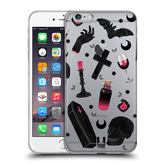 Head Case Designs Spooky Night Vampire Soft Gel Case Compatible with Apple iPhone 6 Plus / iPhone 6s Plus