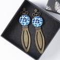 thumbnail image 4 of Flag of Israel Vintage Copper Crown-Shaped Bookmarks Set of 2 - Stainless Steel Reading Accessories for Book Lovers and Readers, 4 of 5