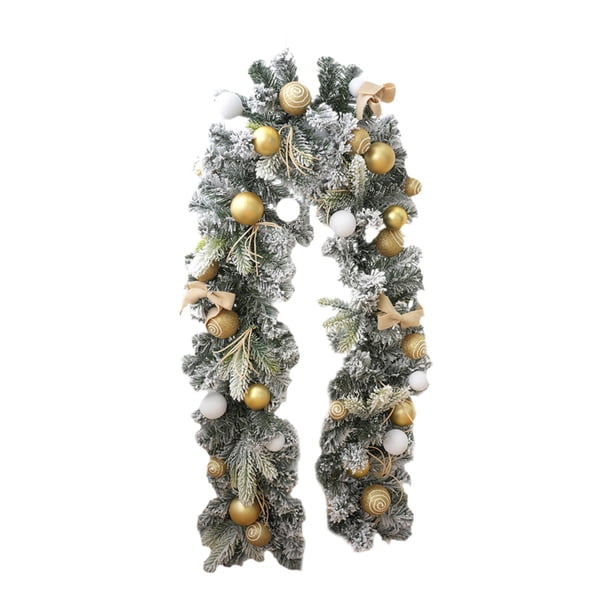 Guirnalda artificial navideña Perfecl decoración colgante 180 cm Oro