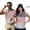 American Patriotic Star, variant on Aplkyhs Matching Golf Shirts for Couple American Flag Dog Quarter Zip His and Hers Golf Shirts Matching Moisture Wicking Mens Hawaiian Shirt Lapel Design Golf Accessories