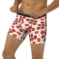 thumbnail image 3 of Cauagu Tomato Print Men's Boxer Briefs, Funny & Cute Underwear Elastic Waistband Briefs Ideal Gift for Men,1-Pack, 3 of 7