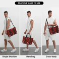 thumbnail image 7 of Sigee Merry Christmas for Hand Travel Bag,Sports Tote Gym Bag for Men and Women, 7 of 7