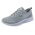 thumbnail image 7 of HEWUQI Women's Walking Shoes Mesh Hollow out Lightweight Tennis Fashion Sneakers Sports Workout Gym Athletic Shoes for Running Gray Size 7.5, 7 of 7