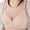 Beige, variant on skpabo Women Push Up Bra Corset Bra Middle-Aged And Elderly Underwear Large Size Non-Steel Ring Bra Mother Vest Front Open Buckle Deep V Thin Section Underwear Bra