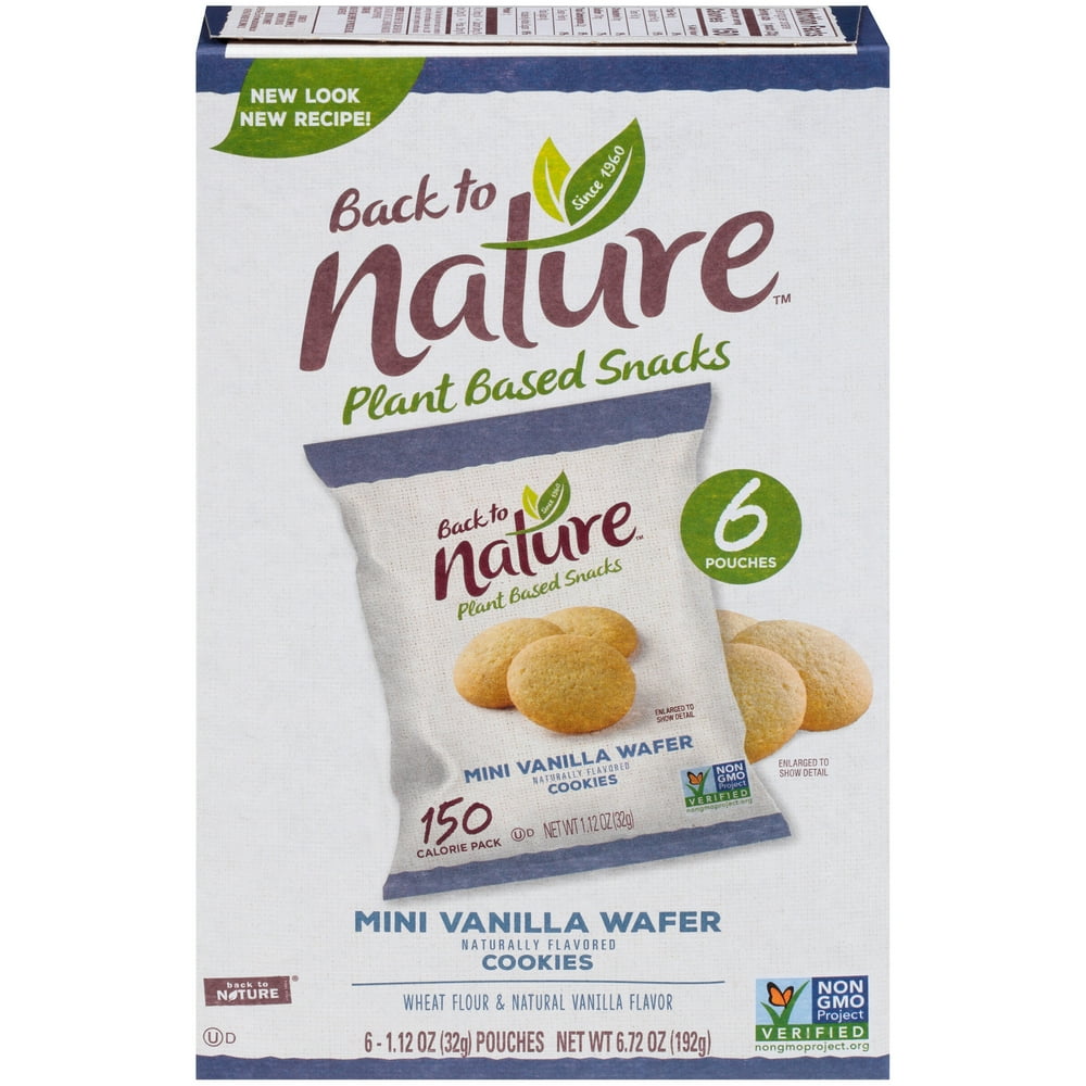 Back to Nature™ Mini Vanilla Wafer Cookies 61.12 oz. Pouches Walmart