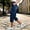 A_ Dark Blue, variant on Women's Button Waist Multi Pocket Cargo Denim Capri Pants, Relaxed Structured Fit for Hiking Outdoor Daily Commute Gray S