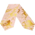 thumbnail image 2 of Coolnut Rectangle Cloth Table Runner, Gold Marble On Pink Table Cover 13"x90"for Wedding Birthday Holiday, 2 of 5