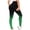 Green, variant on Women's Gradient Honeycomb Yoga Leggings, Tummy Control Butt Lifting Pants, Stretchy Compression Workout Tights for Gym