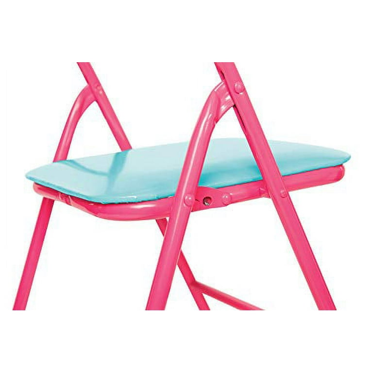 Disney Minnie Mouse 24 Inch 3 Piece Kids Play Activity Table Set includes 2 Chairs Pink Blue