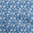 thumbnail image 1 of oneOone Viscose Chiffon Blue Fabric Tropical Craft Projects Decor Fabric Printed By The Yard 42 Inch Wide, 1 of 5