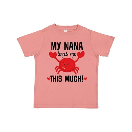 

Inktastic Nana Loves Me Grandson Gift Toddler Boy or Toddler Girl T-Shirt