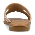 thumbnail image 3 of Journee Womens Primah "H" Band Slip On Flat Sandals, 3 of 9