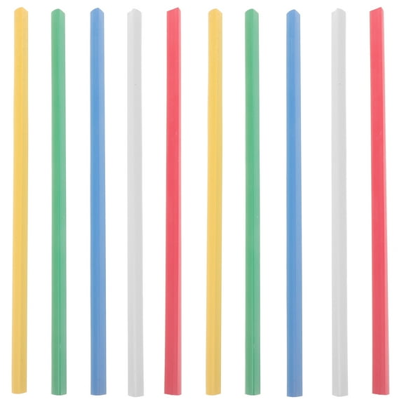 HERFIER 30Pcs Bookbinding Slide Binders Spine Bars Slide Grip Binding Bars Plastic Slide Binders 12.18x0.47x0.39in