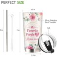 thumbnail image 4 of Gifts for Bonus Mom, Step Mom Gifts Ideas, Stainless Steel Bonus Mom Tumbler with Lid and Straw 20oz, Mothers Day Christmas Birthday Gifts for Step Mom Bonus Mom Mother in law (Pink Bonus Mom), 4 of 6