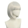 thumbnail image 6 of Women Short Hair Multiple Colors Cute Temperament Wave Head Natural Straight Bangs BOBO Head Cos Wig, 6 of 10
