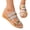 Silver, variant on Women's Backless Platform Sandals Fashion Glitter Slip On Wedge Sandal Breathable Non Slip Casual Dress Shoes Silver Size 9