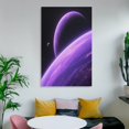 thumbnail image 6 of Planet Universe Galaxy Poster (3) Gifts Canvas Painting Poster Wall Art Decorative Picture Prints Modern Decor 12x18inch(30x45cm), 6 of 6