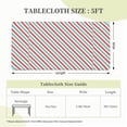 thumbnail image 7 of Home Deluxe Tablecloth Pink Heart Background Waterproof Elastic Rim Edged Table Cover- For Christmas, Parties And Picnics 5ft, 7 of 7