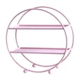 thumbnail image 2 of S SERENABLE 2 Tier Cupcake Stand Cupcake Holder Cookies Donuts Dessert Display Tiered Serving Tray for Birthday Party Dessert Table Round pink, 2 of 8