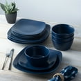 thumbnail image 3 of Noritake Colorscapes NoN Swirl (Navy on Navy) 12-Piece Square Dinnerware Set, Service for 4, 3 of 7
