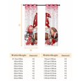 thumbnail image 6 of Valentine's Day Blackout Curtains for Bedroom, Love Heart Gnomes Footballs Romantic Red Thermal Insulated Kitchen Drapes with Grommets, Light Blocking Window Treatment, 2 Panels 42" x 45", 6 of 7