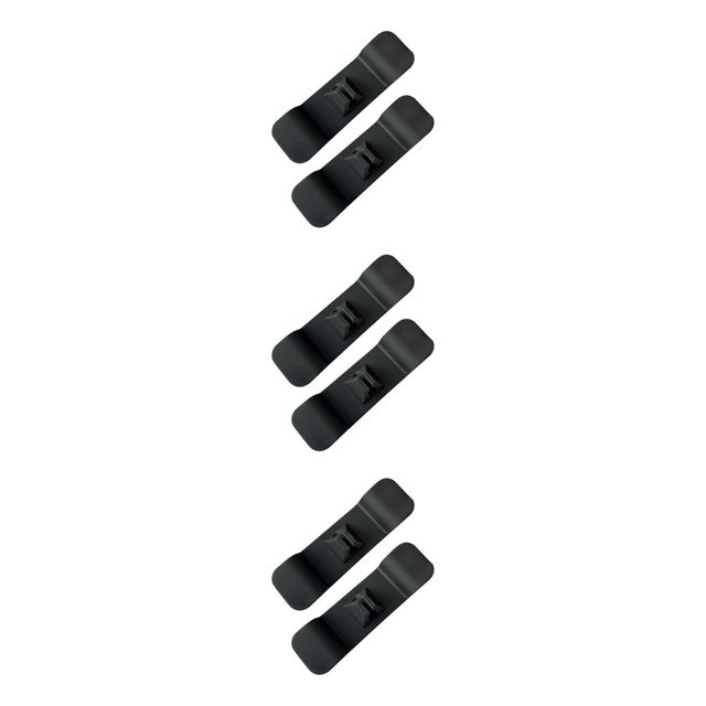 Ounissouiy Paquete de 2 organizadores de cables, soporte de cables para envolver, fijación de electrodomésticos de cocina, conjunto doméstico, Negro 3Conjunto