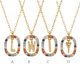 thumbnail image 5 of Qarigey Collar Carta Gargantilla Cadena ajustable Colgante Diamante de imitación Joyas Y Letra Ropa, zapatos y accesorios Miscelánea L letra Qarigey AP010076-01, 5 of 6