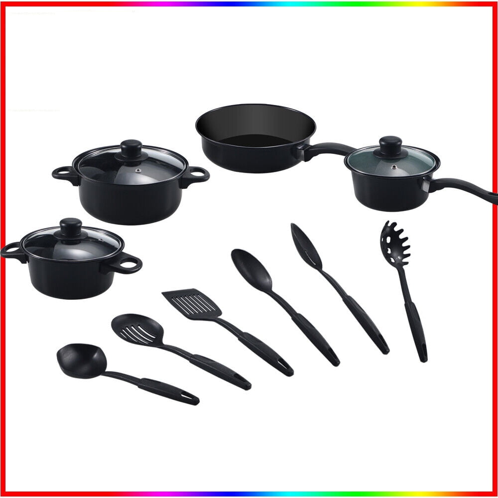Home Professional Hard Anodized Pots and Pans Set Nonstick, Kitchen