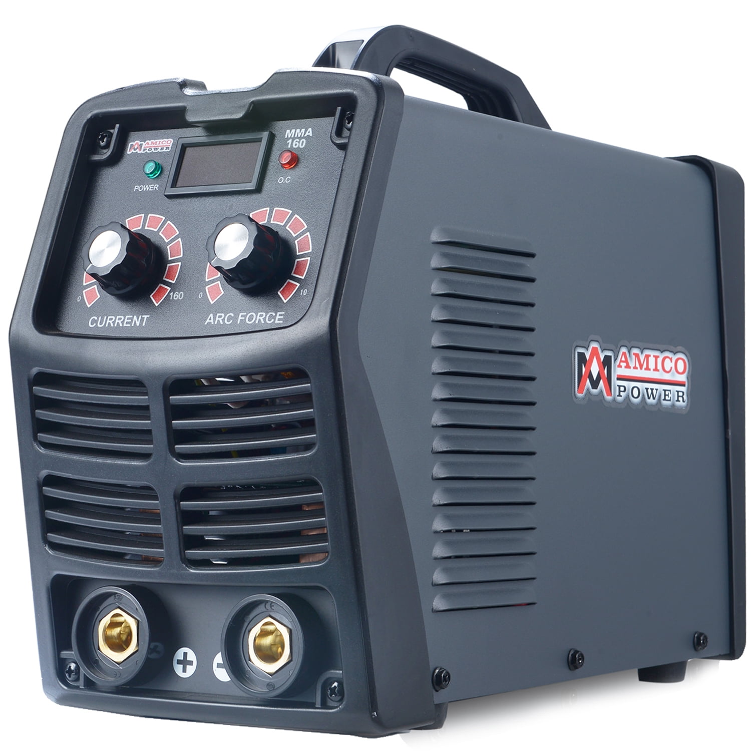 Stick welder with LED Digital Display Arc Welder with Three Plates,welding tools Anti Overheat and Overcurrent Blue Single Voltage 160A.220V Welder AIWO Welder MIG Welding Machine