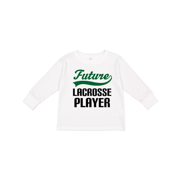Inktastic Future Lacrosse Player Boys Long Sleeve Toddler T-Shirt