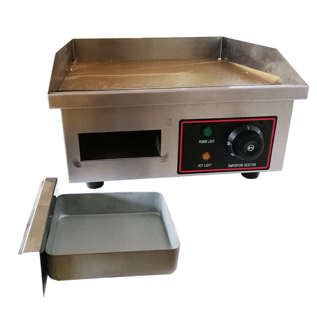 INTBUYING Electric Flat Cooking Griddle Stove Teppanyaki Maker 1500W