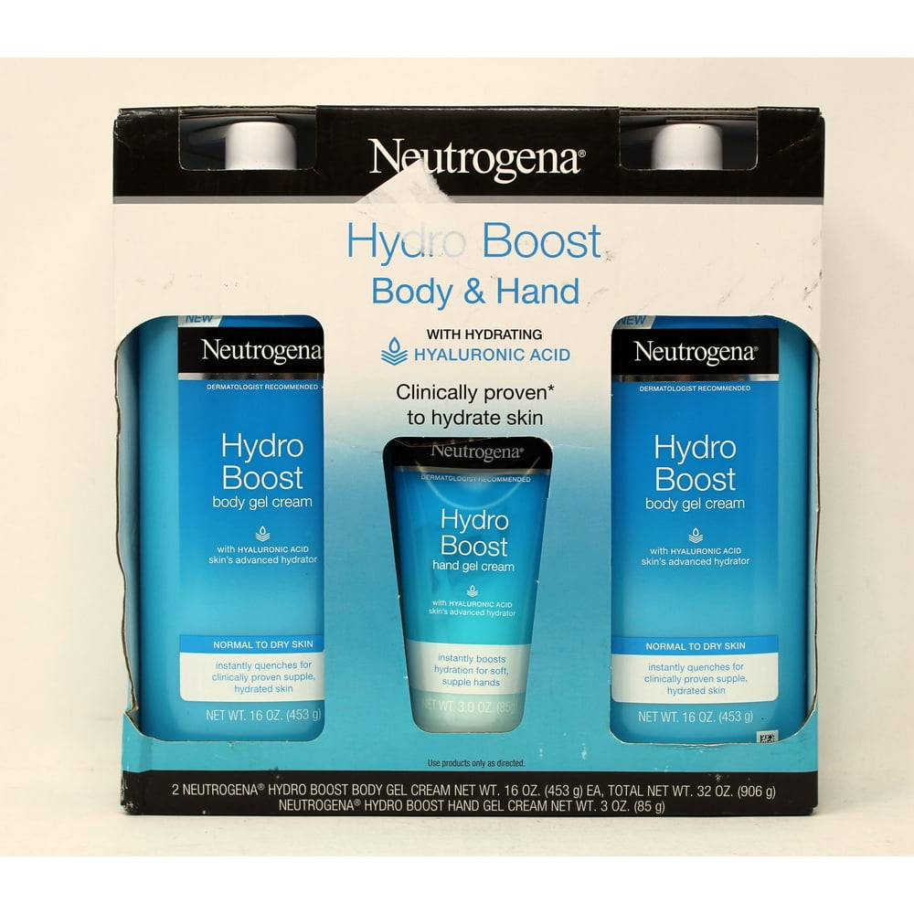 Neutrogena Hydro Boost Body & Hand Gel Cream 3 Pack