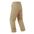 thumbnail image 4 of Men's Leisure Straight Leg Zipper Jogging Trousers, Casual Running Pants for Gym, Outdoor and Street Style,Khaki,L, 4 of 6