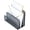Black, variant on Metal Mesh Mail Sorter Organizer Countertop Paper Sorter for Desk with Three Tiers Letter Organizer and Outgoing Mail Holder