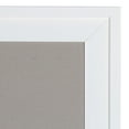 thumbnail image 3 of DesignOvation Bosc Framed Gray Linen Fabric Pinboard, 23.5x29.5, White, 3 of 7