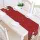 thumbnail image 5 of Decoraciones para San Valentín, adornos para San Valentín, regalos para San Valentín, árbol de Navidad, copos de nieve, decoración navideña, camino de mesa, artículos de temporada, decoración roja par, 5 of 5
