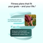 Google Fitbit Air - Screenless Fitness and Health Tracker - Personalized AI-Powered Coaching - Works with Android and iOS - Berry - One Size