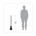 thumbnail image 2 of Boardwalk Flag Tipped Poly Lobby Brooms, Flag Tipped Poly Bristles, 38" Overall Length, Natural/Black, 12/Carton, 2 of 6