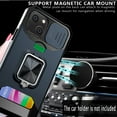 thumbnail image 4 of CoverON For Apple iPhone 13 Phone Case, KickStand Ring Credit Card slot Camera Cover Magnetic holder, Blue, 4 of 8