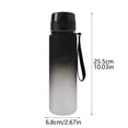 thumbnail image 4 of 33.8oz Sports Water Bottle, Leakproof Wide Mouth Hydration Jug, BPA-Free Large Capacity Waterbottle with Stainless Steel Rim for Gym, Travel, Hiking, Office, B, 4 of 8
